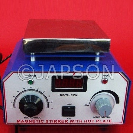 Magnetic Stirrer with Hot Plate, Digital RPM & Temperature Magnetic Stirrer with Hot Plate, Digital RPM & Temperature